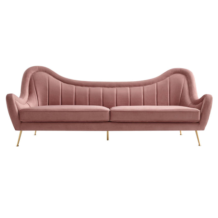 Cheshire Channel Tufted Performance Velvet Sofa - view 7