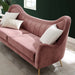Cheshire Channel Tufted Performance Velvet Sofa - in lifestyle setting