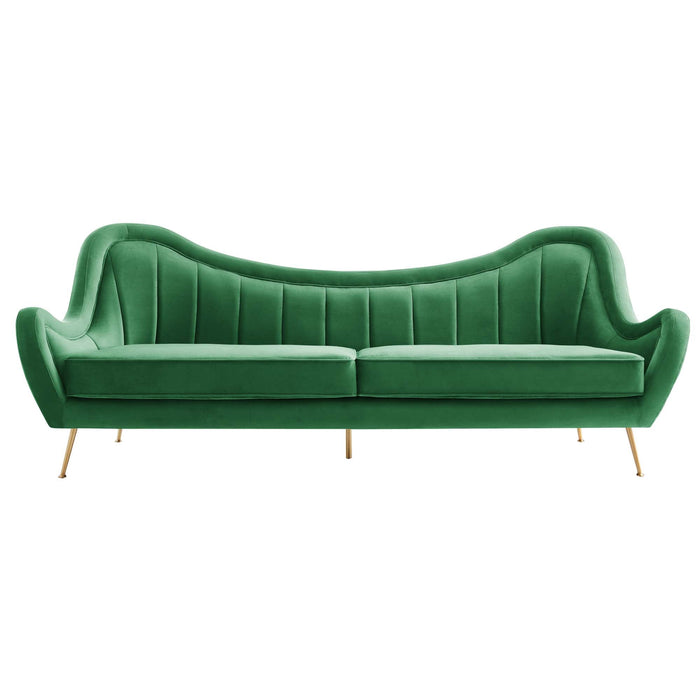 Cheshire Channel Tufted Performance Velvet Sofa - view 16