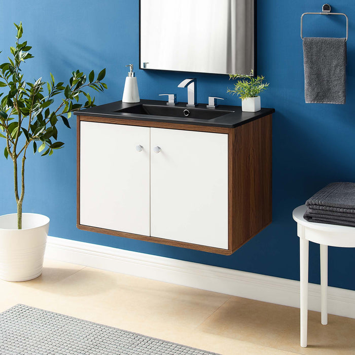 Transmit Wall-Mount Bathroom Vanity Basin Included