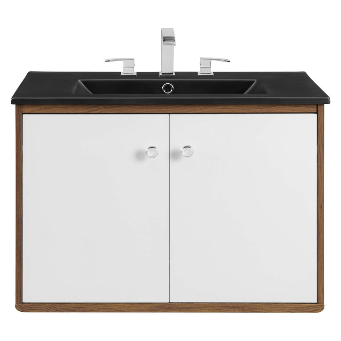 Transmit Wall-Mount Bathroom Vanity Basin Included