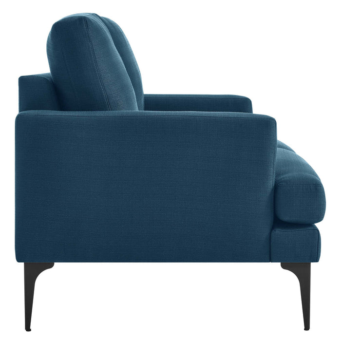 Evermore Upholstered Fabric Loveseat - view 5