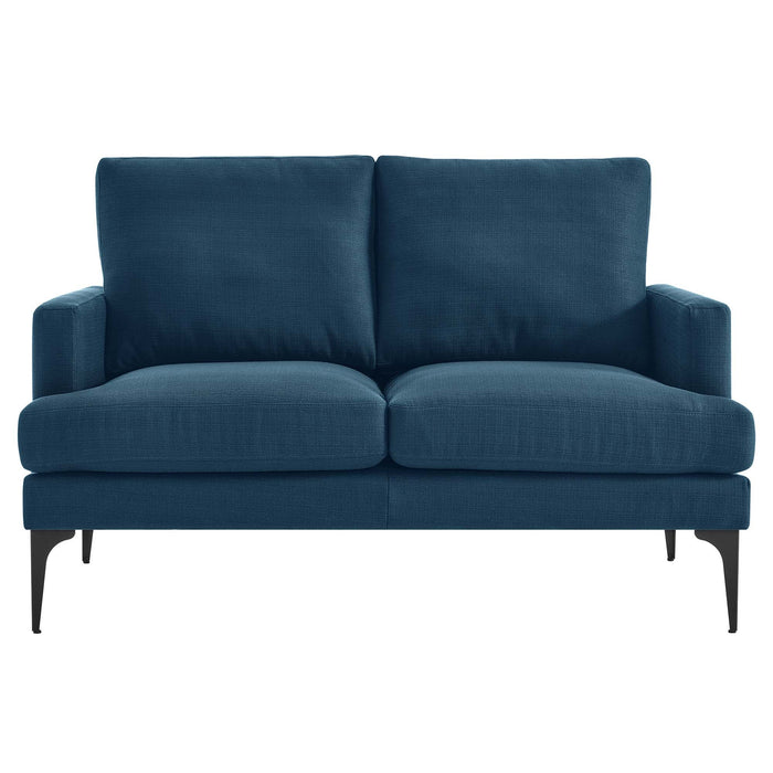 Evermore Upholstered Fabric Loveseat - view 7
