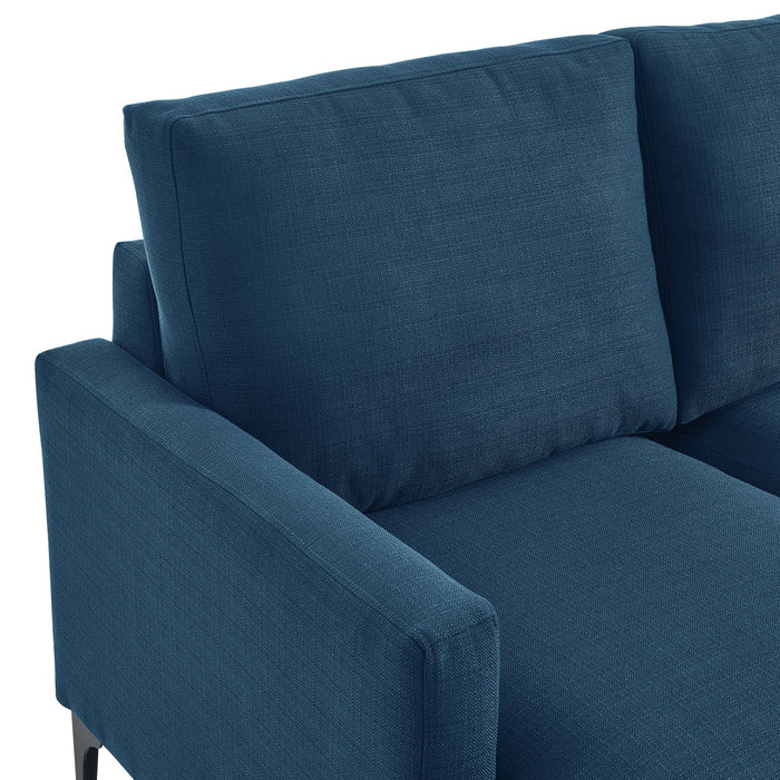 Evermore Upholstered Fabric Loveseat - view 8