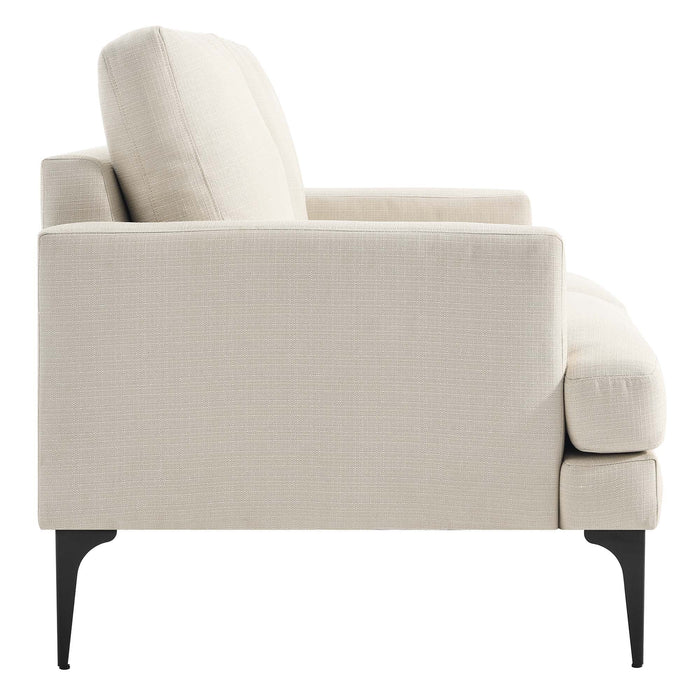 Evermore Upholstered Fabric Loveseat - view 13
