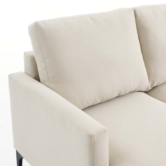 Evermore Upholstered Fabric Loveseat - view 16