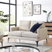 Evermore Upholstered Fabric Loveseat - view 9