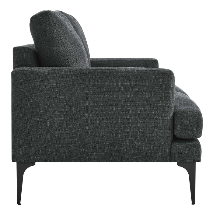 Evermore Upholstered Fabric Loveseat - view 21