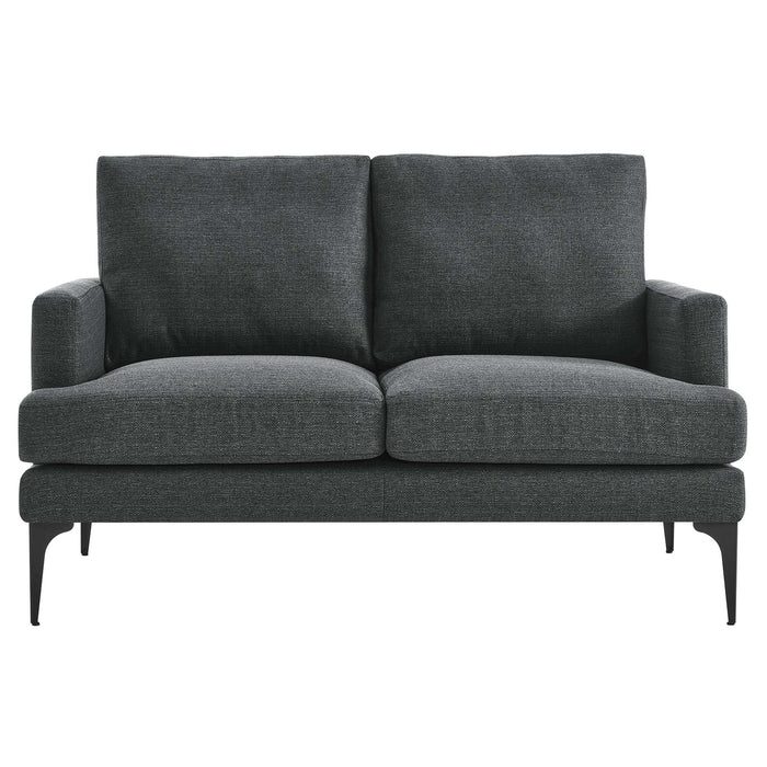 Evermore Upholstered Fabric Loveseat - view 23
