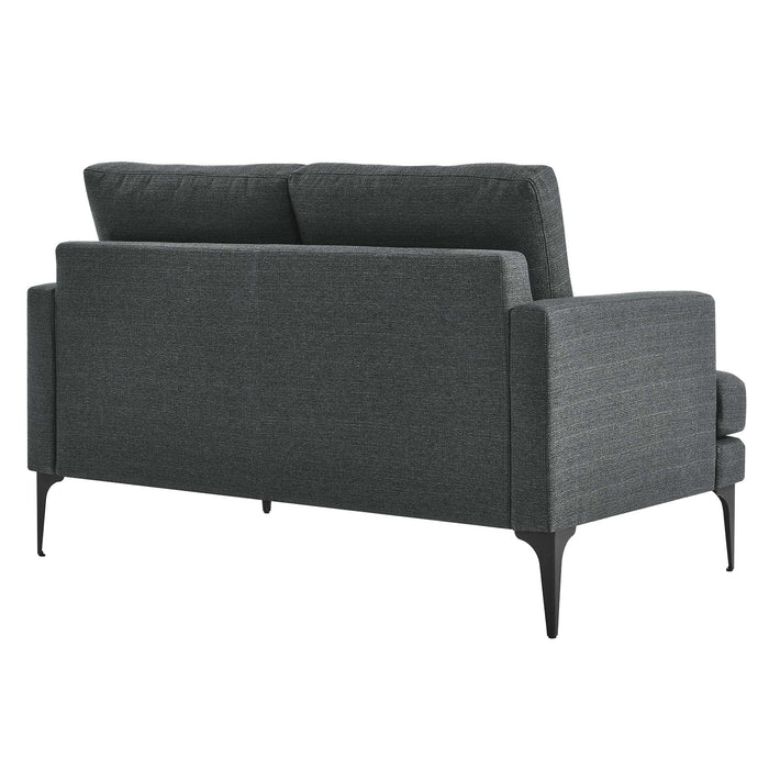 Evermore Upholstered Fabric Loveseat - view 22