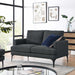 Evermore Upholstered Fabric Loveseat - view 17