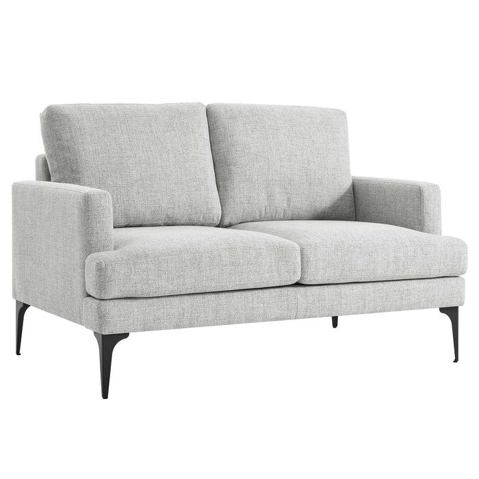 Evermore Upholstered Fabric Loveseat - view 26