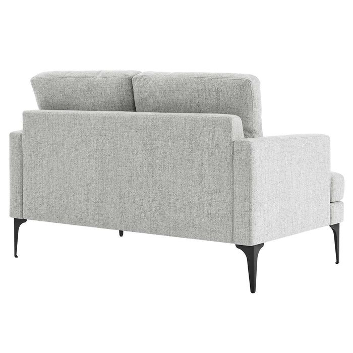 Evermore Upholstered Fabric Loveseat - view 30