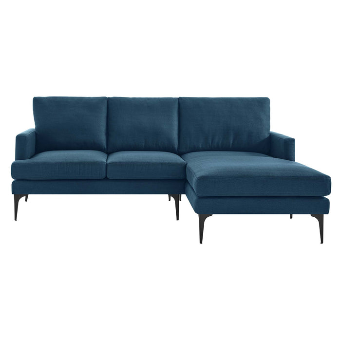 Evermore Right-Facing Upholstered Fabric Sectional Sofa - view 7