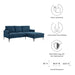 Evermore Right-Facing Upholstered Fabric Sectional Sofa - detail close-up