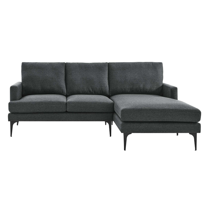 Evermore Right-Facing Upholstered Fabric Sectional Sofa - view 23