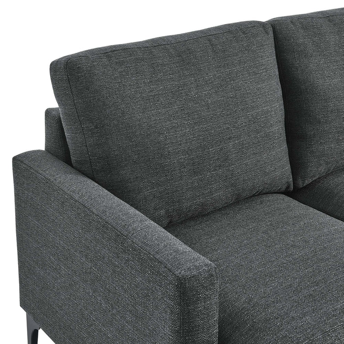 Evermore Right-Facing Upholstered Fabric Sectional Sofa - view 24