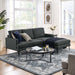 Evermore Right-Facing Upholstered Fabric Sectional Sofa - view 17