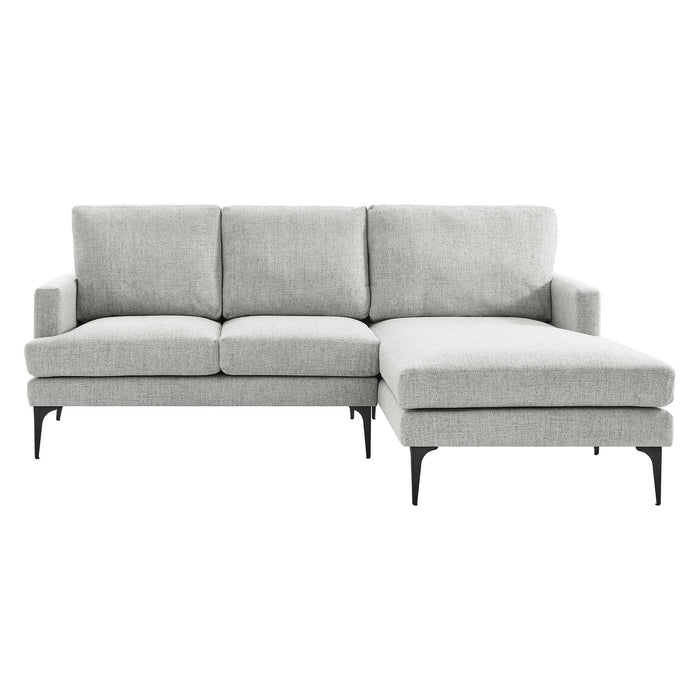 Evermore Right-Facing Upholstered Fabric Sectional Sofa - view 31