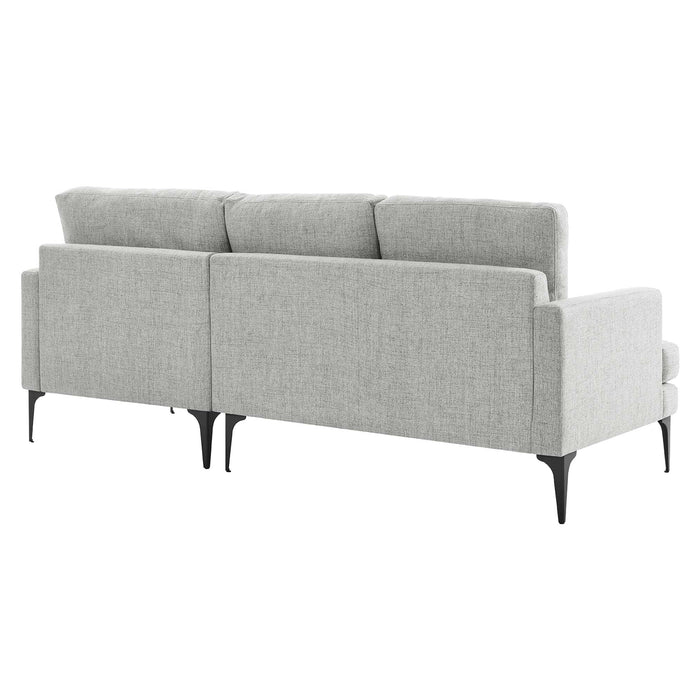 Evermore Right-Facing Upholstered Fabric Sectional Sofa - view 30