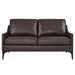 Corland Leather Loveseat - view 7