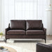 Corland Leather Loveseat - Modway \living\loveseats