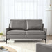 Corland Leather Loveseat - view 9