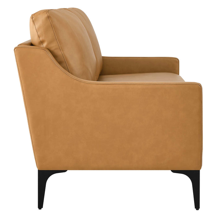 Corland Leather Loveseat - view 21