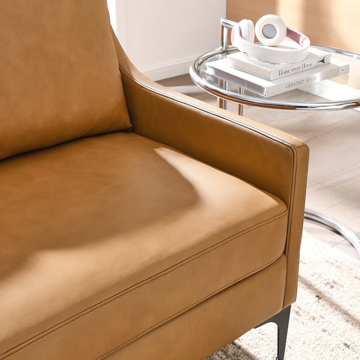 Corland Leather Loveseat - view 20