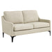 Corland Upholstered Fabric Loveseat - alternate angle view