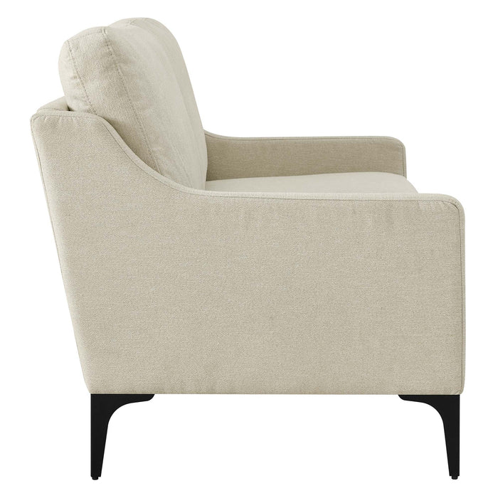 Corland Upholstered Fabric Loveseat - view 5