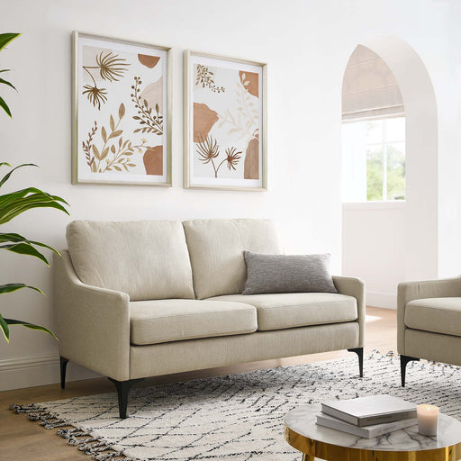 Corland Upholstered Fabric Loveseat - Modway \living\loveseats
