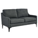 Corland Upholstered Fabric Loveseat - view 11