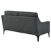 Corland Upholstered Fabric Loveseat - view 15