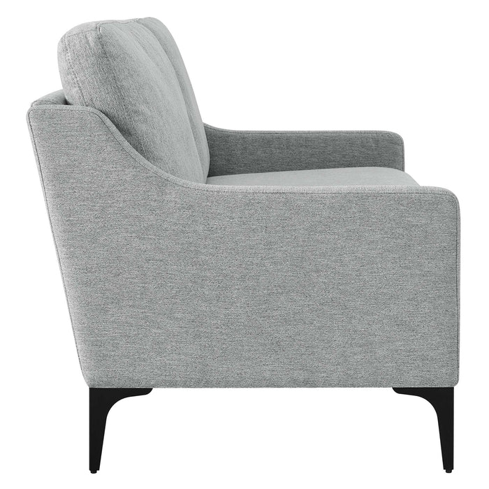 Corland Upholstered Fabric Loveseat - view 23