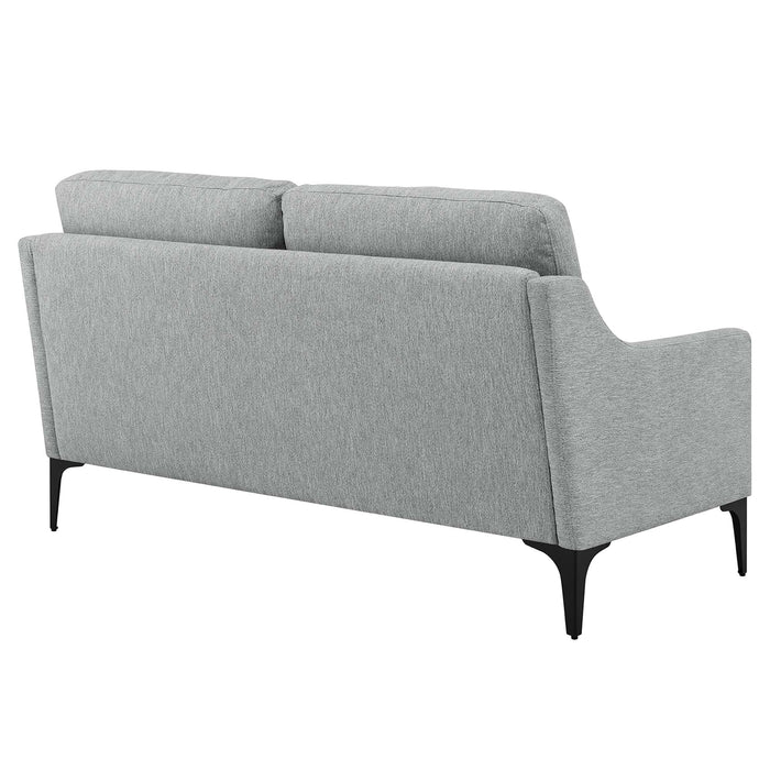 Corland Upholstered Fabric Loveseat - view 24