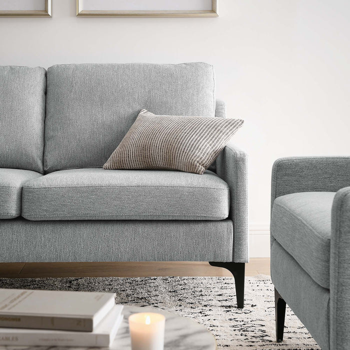 Corland Upholstered Fabric Loveseat - view 22