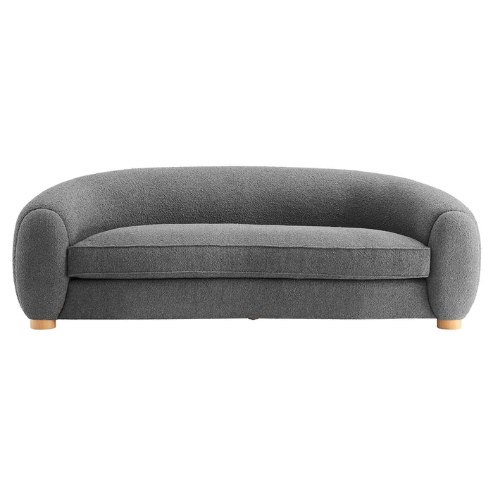 Abundant Boucle Upholstered Fabric Sofa - view 7