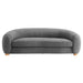 Abundant Boucle Upholstered Fabric Sofa - view 7