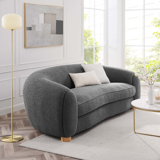 Abundant Boucle Upholstered Fabric Sofa - Modway \living\sofas