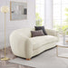 Abundant Boucle Upholstered Fabric Sofa - view 9