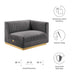 Sanguine Channel Tufted Performance Velvet Modular Sectional Sofa Right-Arm Chair - view 11