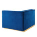 Sanguine Channel Tufted Performance Velvet Modular Sectional Sofa Right-Arm Chair - view 22