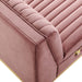 Modway Sanguine Channel Tufted Performance Velvet Modular Sectional Sofa Armless Chair - View 16