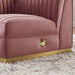 Sanguine Channel Tufted Performance Velvet Modular Sectional Sofa Left Corner Chair - in lifestyle setting