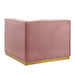 Sanguine Channel Tufted Performance Velvet Modular Sectional Sofa Right Corner Chair - view 7