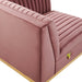 Sanguine Channel Tufted Performance Velvet Modular Sectional Sofa Right Corner Chair - view 8