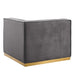 Sanguine Channel Tufted Performance Velvet Modular Sectional Sofa Right Corner Chair - view 15
