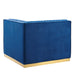 Sanguine Channel Tufted Performance Velvet Modular Sectional Sofa Right Corner Chair - view 22