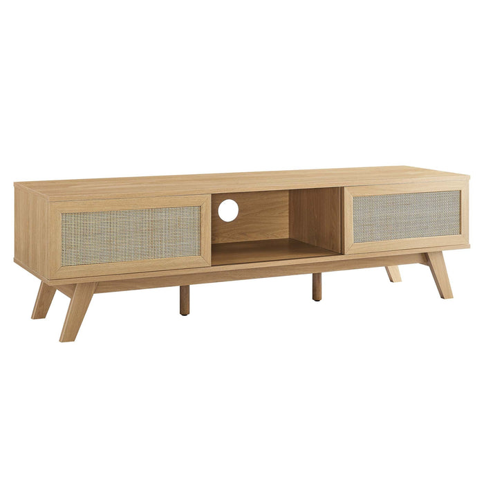 Modway Soma 60" TV Stand Living Room Furniture in Brown